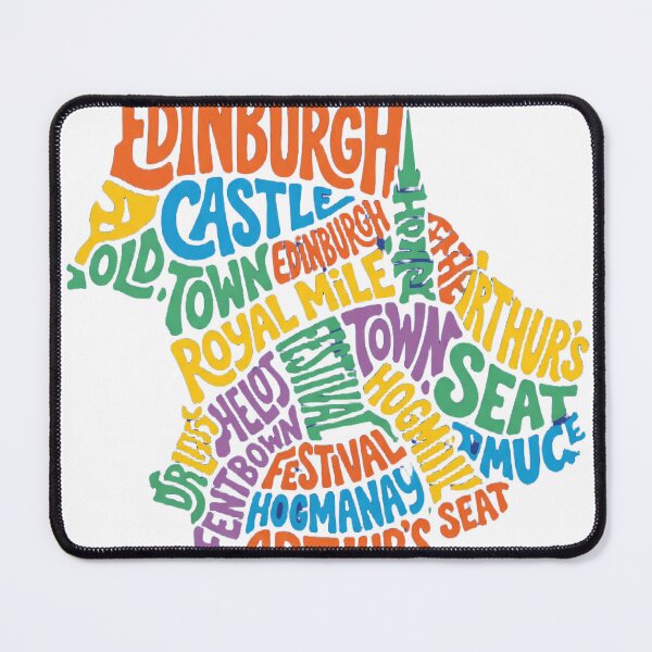 Item preview, Edinburgh Typography Art designed and sold by FAFCouture.