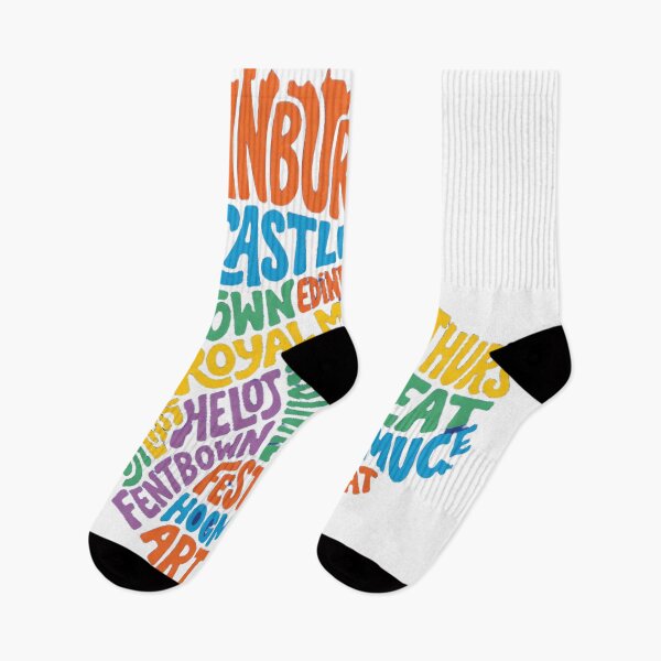 Aperçu de l'œuvre Art typographique d'Édimbourg créée et vendue par FAFCouture.