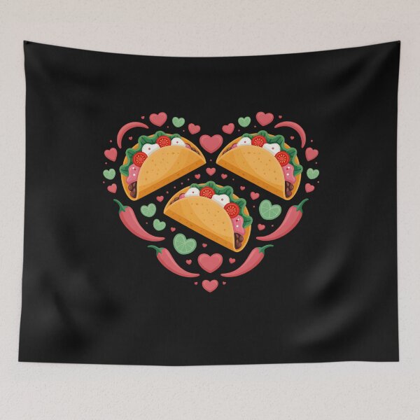 Item preview, Taco Love Funny Valentines Day Mexican Food Tacos  designed and sold by clothesy7.