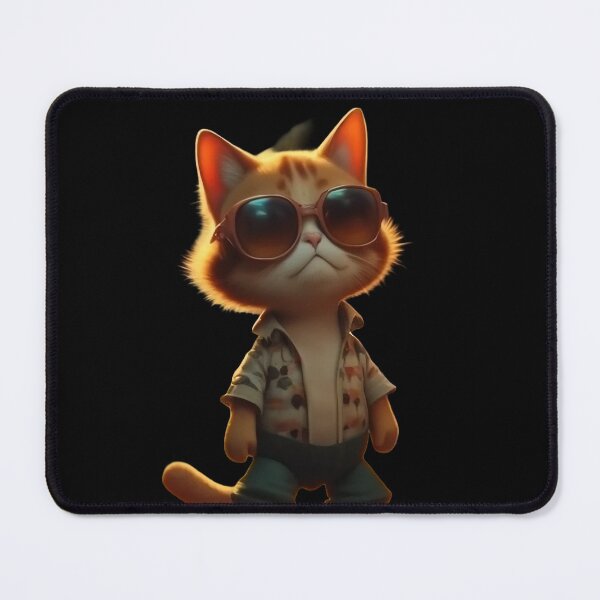 Item preview, Cool Retro Cat with Sunglasses – Vintage Street Cat Illustration designed and sold by Articooler.