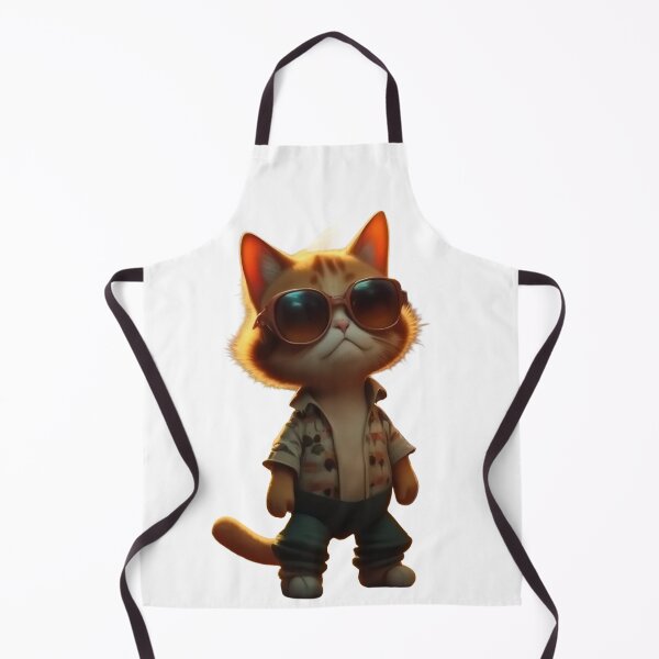 Item preview, Cool Retro Cat with Sunglasses – Vintage Street Cat Illustration designed and sold by Articooler.