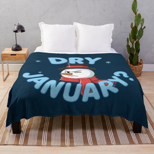 Item preview, Dry January – Side-Eye Snowman | New Year’s Humor designed and sold by Blaze & Trail Creative.
