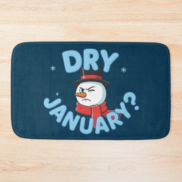 Item preview, Dry January – Side-Eye Snowman | New Year’s Humor designed and sold by Blaze & Trail Creative.