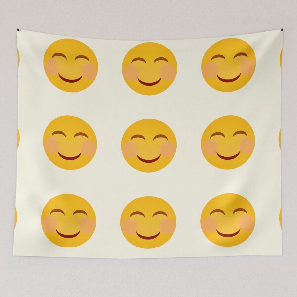 Item preview, Cute Smiling Emoji Face – Funny Happy Gift Idea designed and sold by katerin17.