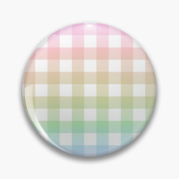 Item preview, rainbow gingham gradient pattern designed and sold by casserolestan.