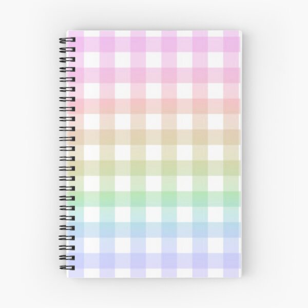 Item preview, rainbow gingham gradient pattern designed and sold by casserolestan.