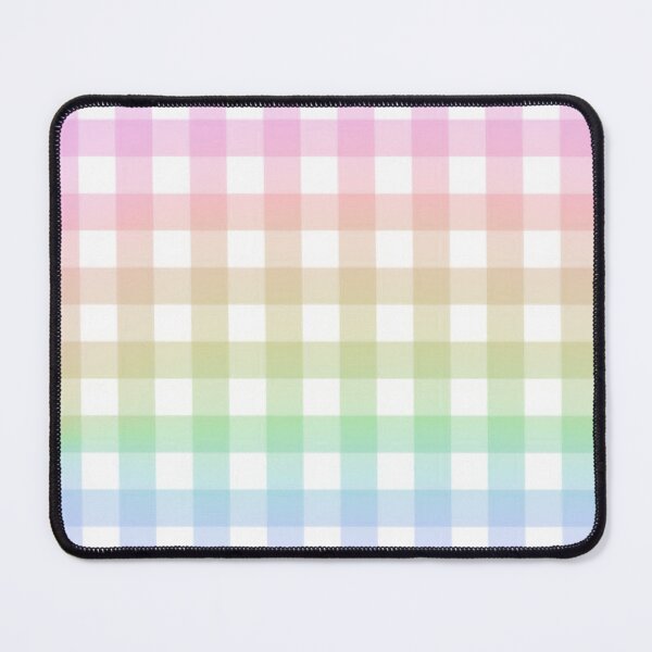 Item preview, rainbow gingham gradient pattern designed and sold by casserolestan.