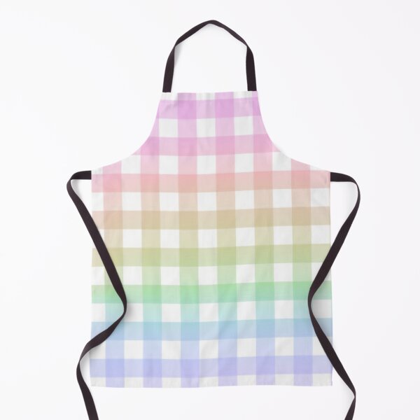 Item preview, rainbow gingham gradient pattern designed and sold by casserolestan.