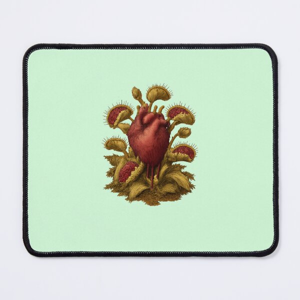 Item preview, Venus Flytrap Heart - Funny Dark Valentine Plant Illustration designed and sold by Midnight Garden.