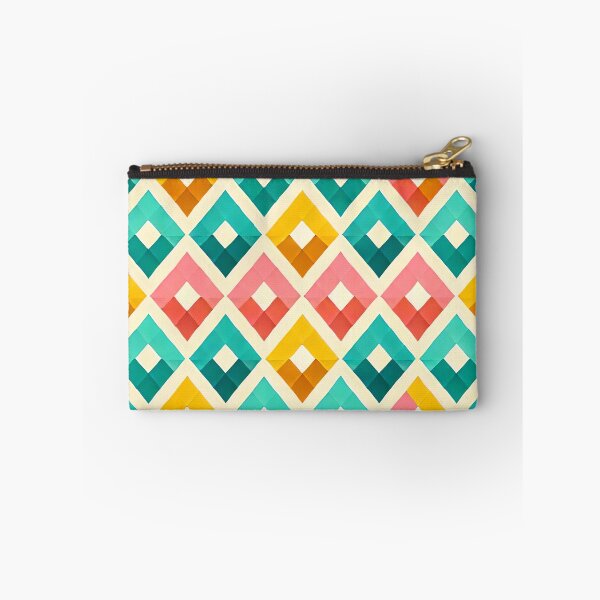Item preview, Summer Harlequin Diamond Pattern Bright Geometric Art Print designed and sold by PinUpPizzazz.