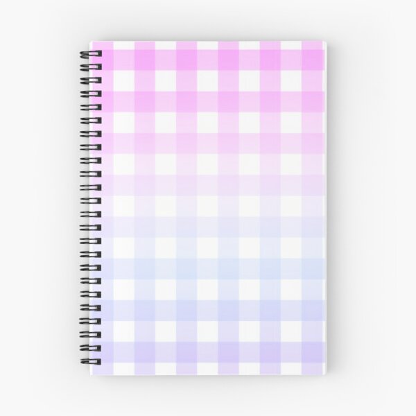 Item preview, Pink rainbow gingham gradient pattern designed and sold by casserolestan.