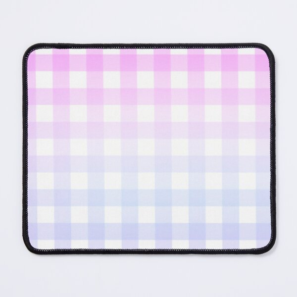 Item preview, Pink rainbow gingham gradient pattern designed and sold by casserolestan.