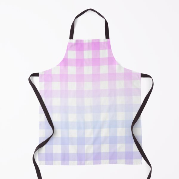 Item preview, Pink rainbow gingham gradient pattern designed and sold by casserolestan.