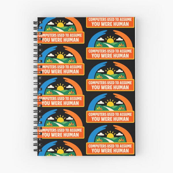 Item preview, Computers Used To Assume You Were Human Tech Humor Design designed and sold by TeeTimeTreasure.