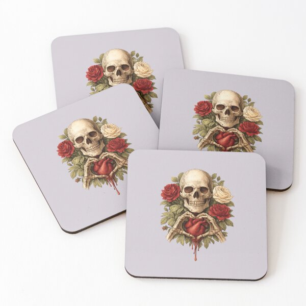 Item preview, Skeleton Hands Making Heart - Gothic Valentine Bone Art designed and sold by Midnight Garden.