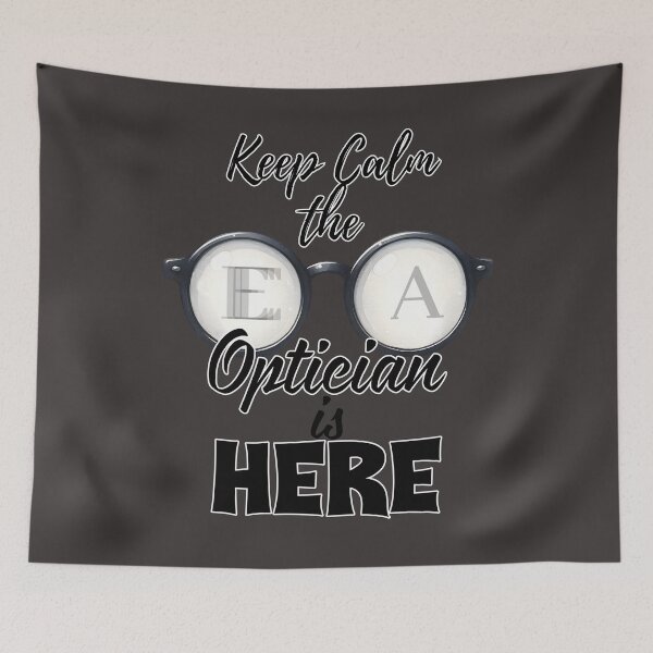 Item preview, Optician is here-blurred vision awareness design designed and sold by Szpaku desart .