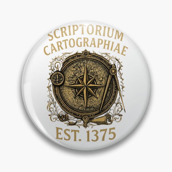 Item preview, Dark Academia-Scriptorium Cartographiae EST 1375  designed and sold by w66aboo.