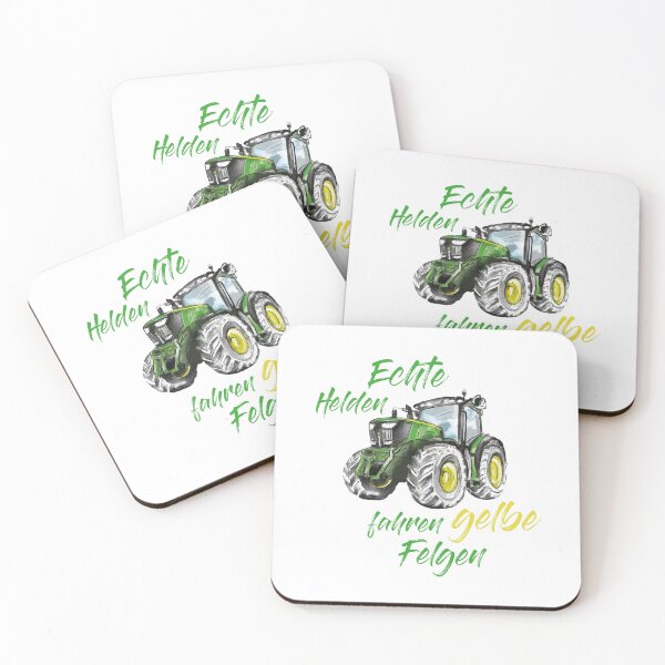 Item preview, Real Heroes Drive Yellow Rims Tractor Green designed and sold by CreareAT.