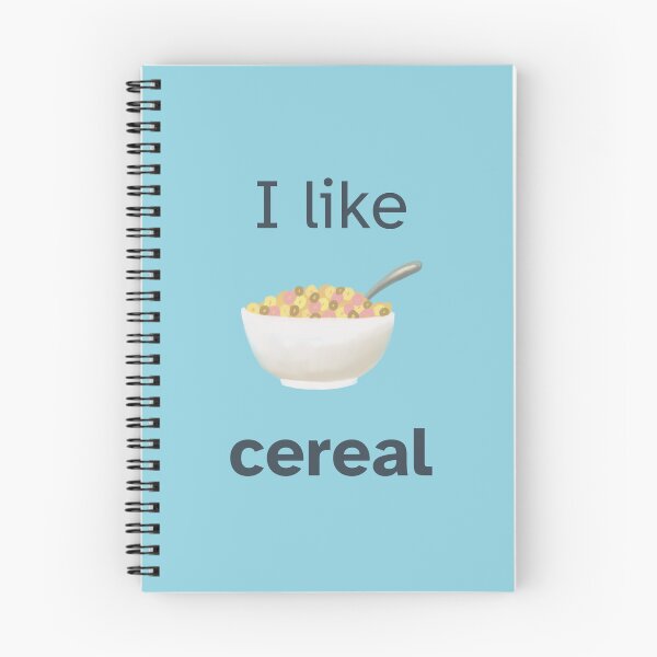 Item preview, I Like Cereal designed and sold by Little Paper Palace.