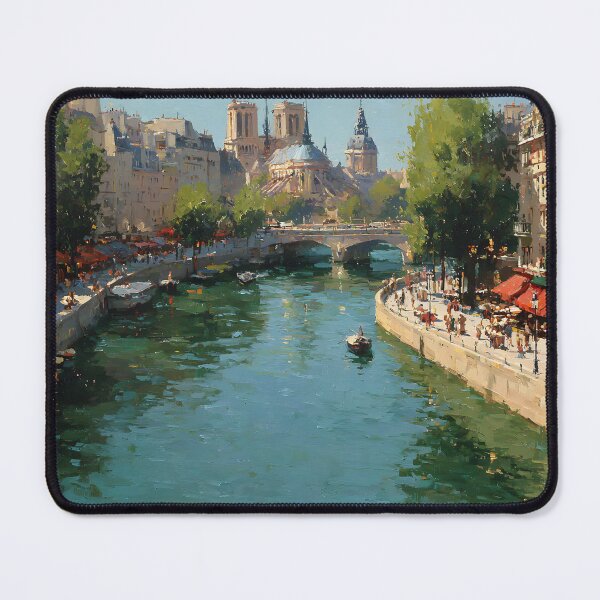 Item preview, Seine River View with Notre-Dame and Parisian Architecture designed and sold by daila70.