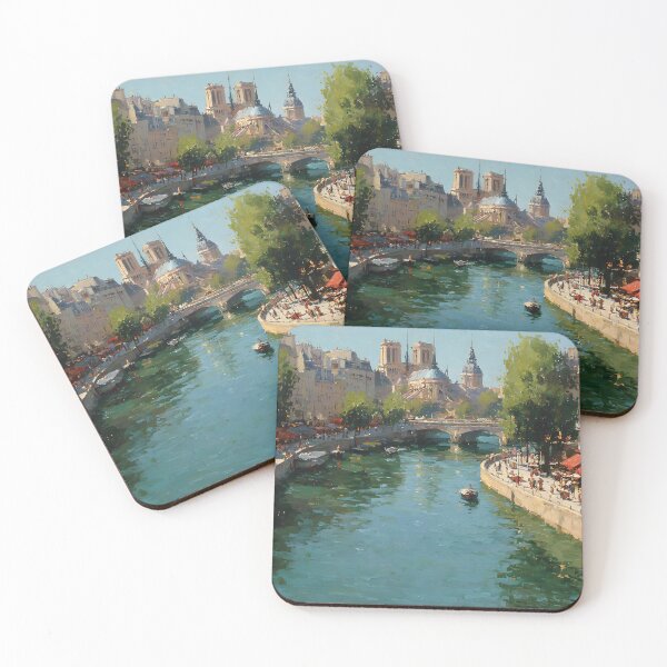 Item preview, Seine River View with Notre-Dame and Parisian Architecture designed and sold by daila70.