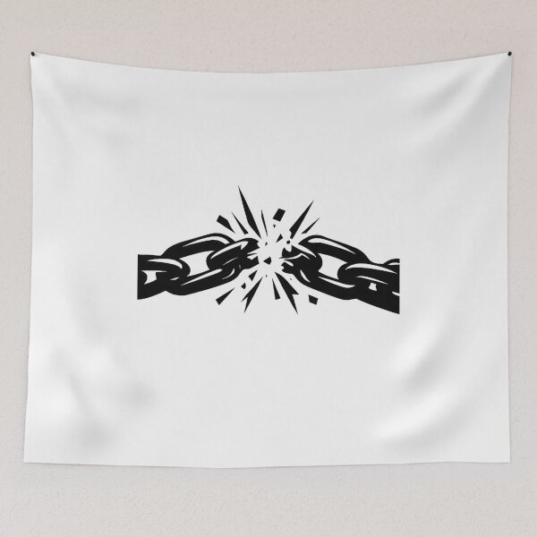 Item preview, Broken Chains – Freedom Symbol designed and sold by KawaiiOrbit.