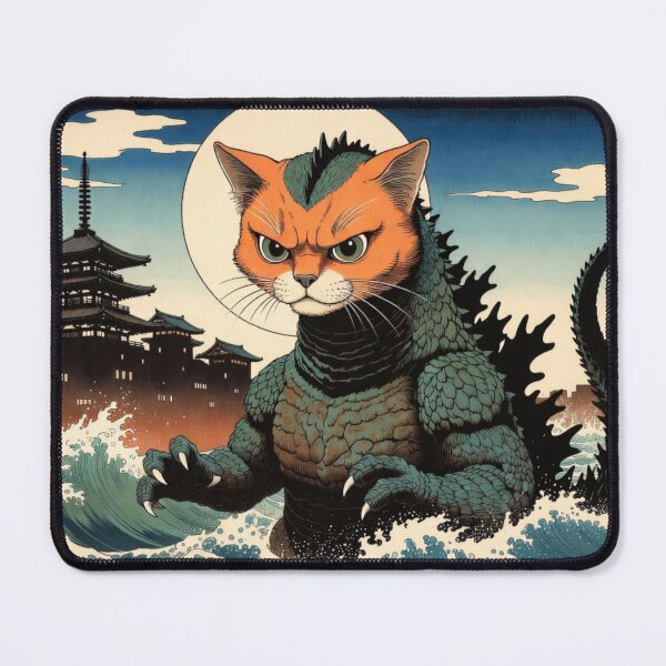 Item preview, Catzilla attacks designed and sold by Kronic Universe.