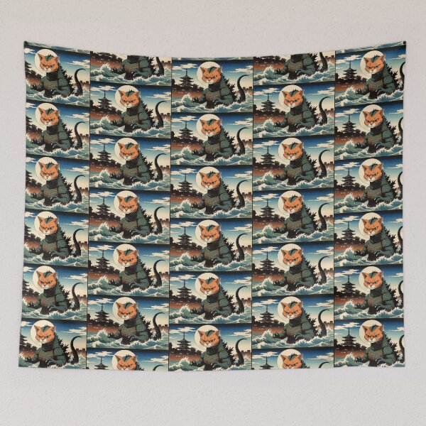 Item preview, Catzilla attacks designed and sold by Kronic Universe.