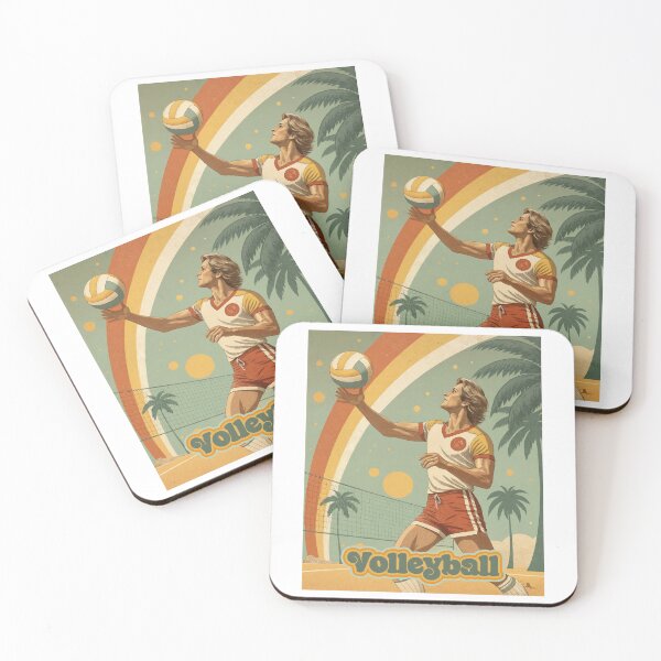 Item preview, Serve the Sunset: Retro Volleyball Vibes in Motion designed and sold by ForeverPrintsOK.