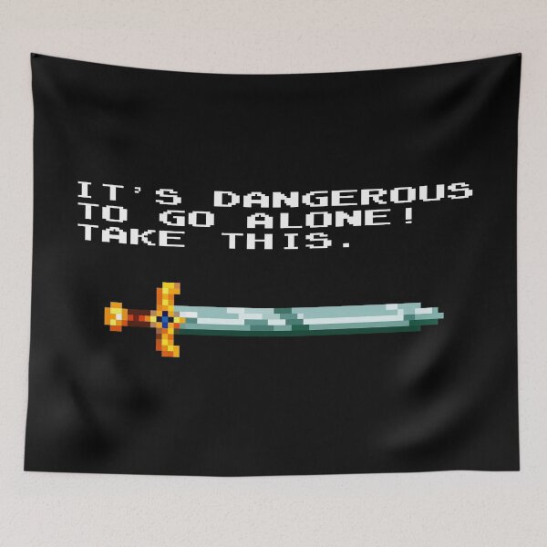 Item preview, Adventure time - Dangerous to go alone designed and sold by Iko.