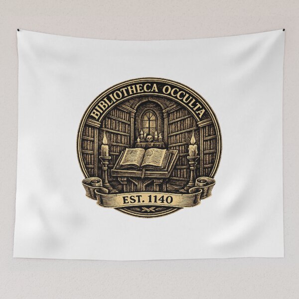 Item preview, Dark Academia-Bibliotheca Occulta EST 1140 designed and sold by w66aboo.