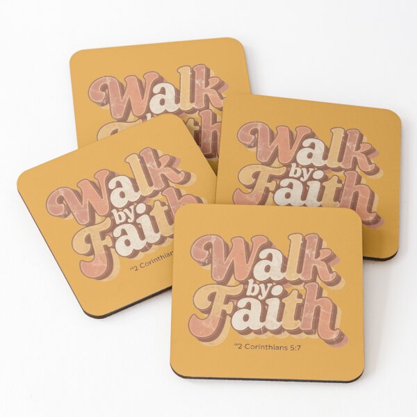 Item preview, Walk by Faith Christian Design, 2 Corinthians 5:7 designed and sold by MyTshirtArt.