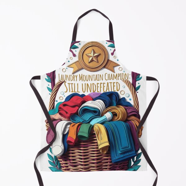 Item preview, Laundry Mountain Champion Tee | Still Undefeated Funny Mom Chore Shirt designed and sold by YMLux.