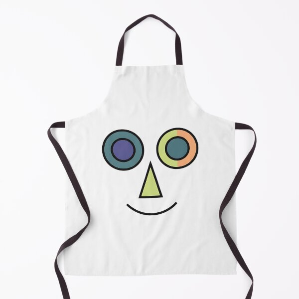 Item preview, Abstract Geometric Face with Colorful Concentric Eyes designed and sold by Silent Watch Threads..