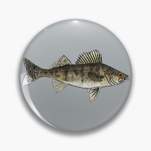 Item preview, Walleye designed and sold by fishfolkart.