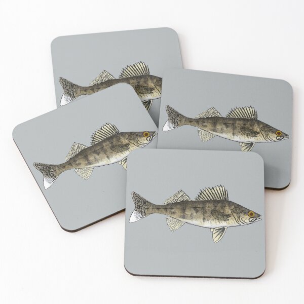 Item preview, Walleye designed and sold by fishfolkart.