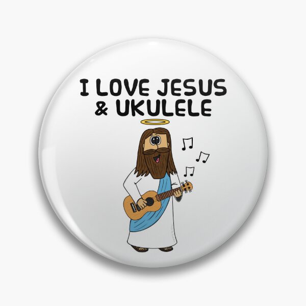 Item preview, I Love Jesus and Ukulele, Christian Ukulelist Church Funny designed and sold by doodlerob.