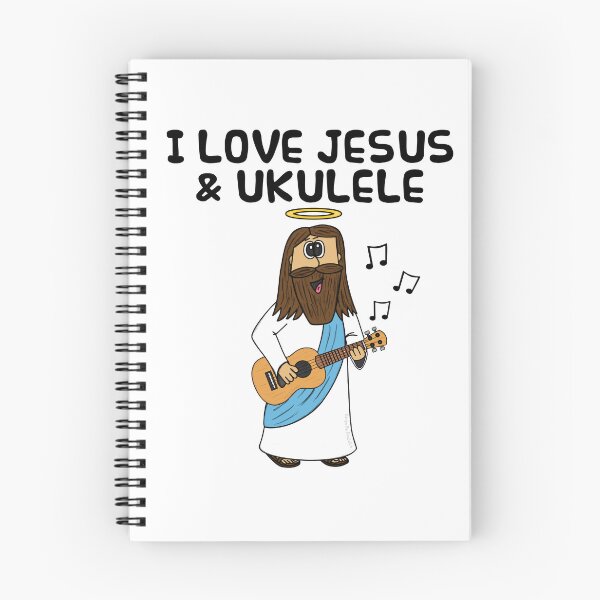 Item preview, I Love Jesus and Ukulele, Christian Ukulelist Church Funny designed and sold by doodlerob.