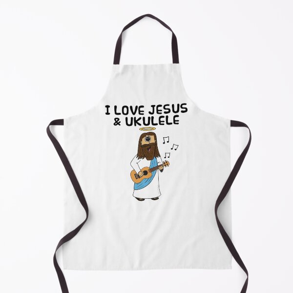 Item preview, I Love Jesus and Ukulele, Christian Ukulelist Church Funny designed and sold by doodlerob.