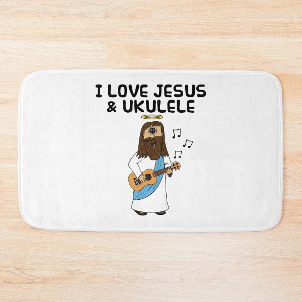 Item preview, I Love Jesus and Ukulele, Christian Ukulelist Church Funny designed and sold by doodlerob.