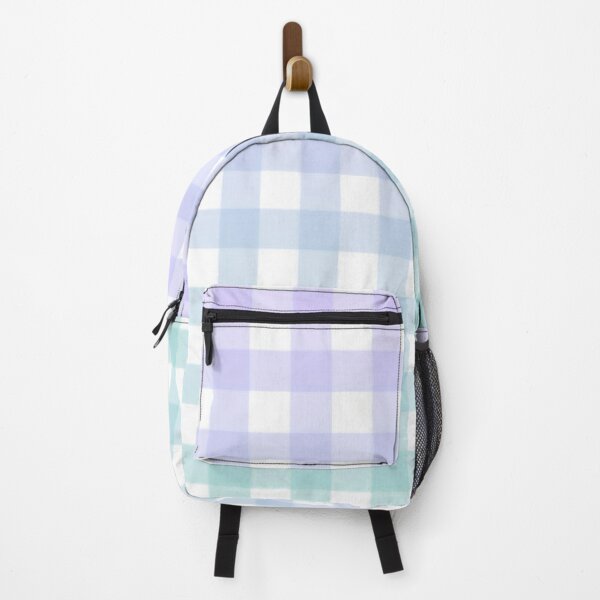 Item preview, purple and blue gingham gradient pattern designed and sold by casserolestan.