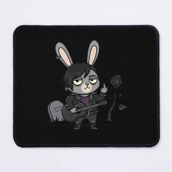 Item preview, Rebel Rock Bunny Dark Fantasy Animal Art designed and sold by RebellDancer.