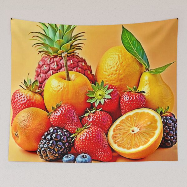 Item preview, Fresh Bounty: Vibrant Fruit Harvest designed and sold by Health And Fitness Posts e-Store.