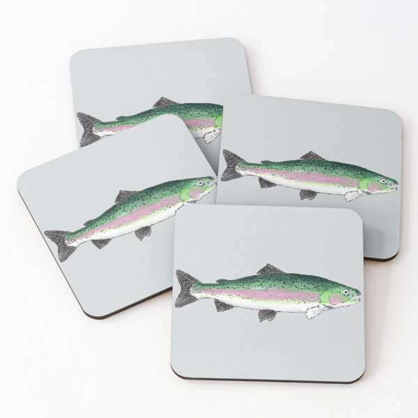 Artikelvorschau, Regenbogenforelle entworfen und verkauft von fishfolkart.