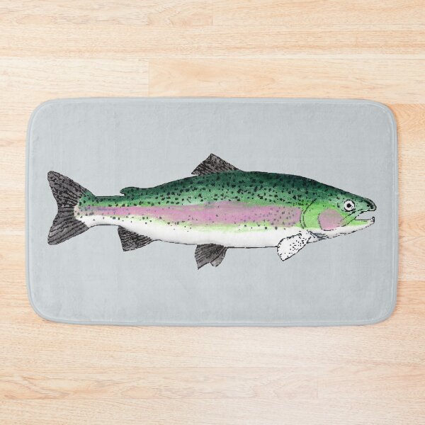 Artikelvorschau, Regenbogenforelle entworfen und verkauft von fishfolkart.