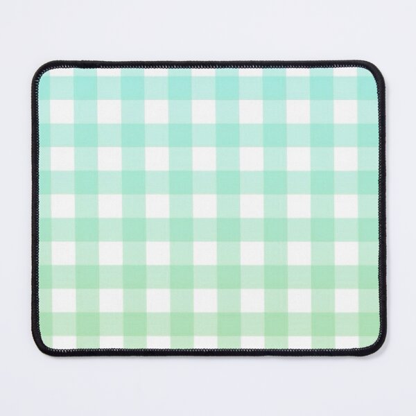 Item preview, blue and green gingham gradient pattern designed and sold by casserolestan.