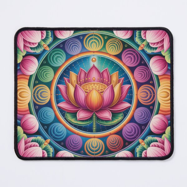 Item preview, A vibrant spiritual mandala geometric. designed and sold by Lilashakti ⭐️ ⭐️ ⭐️ ⭐️ ⭐️.