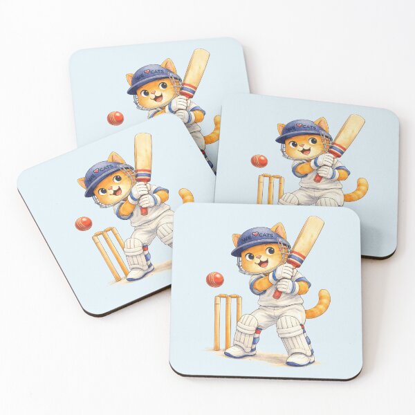 Item preview, Watercolor Pro Cricket Cat Champion! designed and sold by WeLoveCatss.