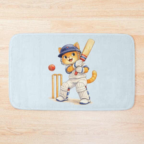 Item preview, Watercolor Pro Cricket Cat Champion! designed and sold by WeLoveCatss.