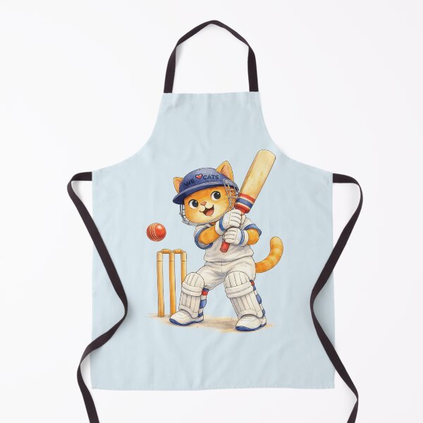 Item preview, Watercolor Pro Cricket Cat Champion! designed and sold by WeLoveCatss.